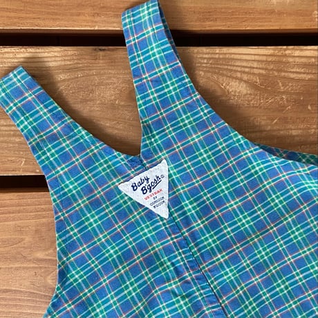 80cm OshKosh Plaid Shortalls