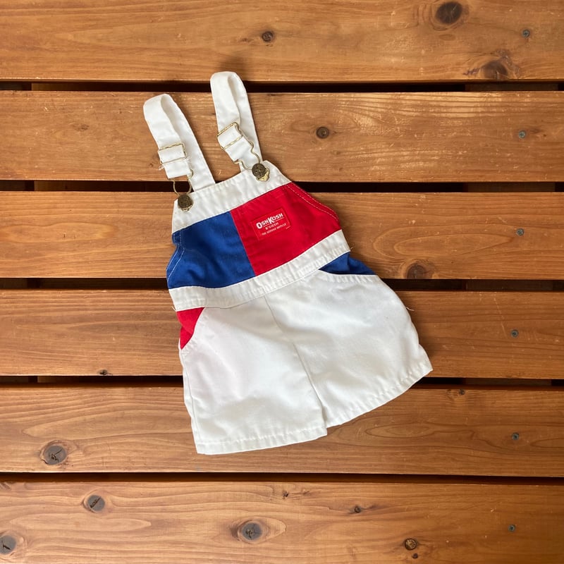 OSHKOSH  オーバーオール　ウエスト43(平置きで採寸) OSHKOSH オーバーオールウエスト43(平置きで採寸)