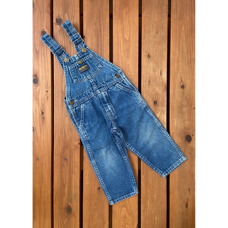OSHKOSH オーバーオール　ウエスト50.5cm (平置きで採寸) ビッグサイズ OSHKOSH オシュコシュ デニム オーバーオール