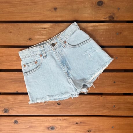 140cm USA Vintage Levi's 550 Denim Shorts