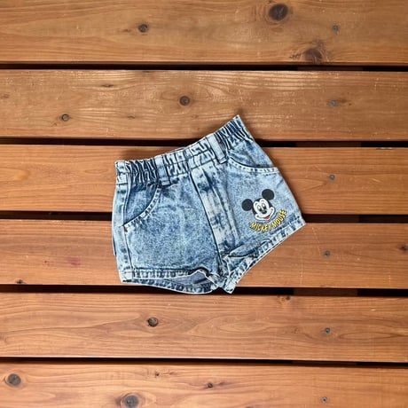 90cm Mickey Denim Shorts