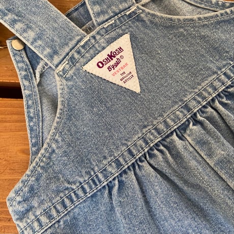 80cm USA OSHKOSH Pinktag Denim Overalls