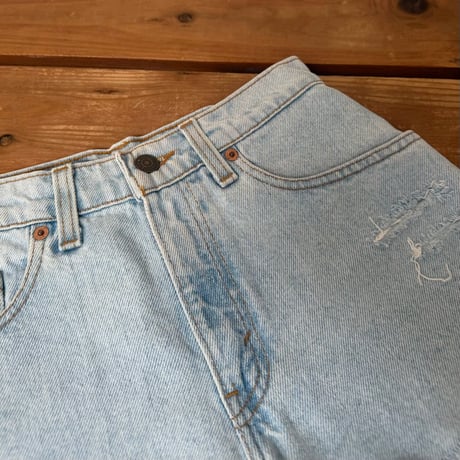 140cm USA Vintage Levi's 550 Denim Shorts