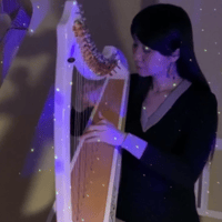 【楽譜】星に願いを（レバーハープ用）When you wish upon a star（Lever harp）