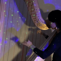 【楽譜】星に願いを（グランドハープ用）When you wish upon a star（Grand harp）