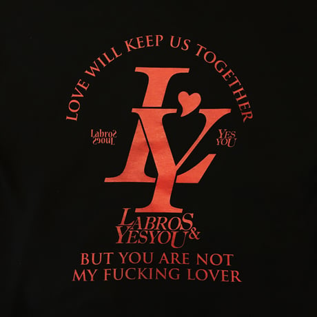 YESYOU x LABROS LY LOGO HOODIE (BLACK) - LIMITED ITEM