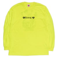 LOVE TOGETHER LS TEE (LIME)
