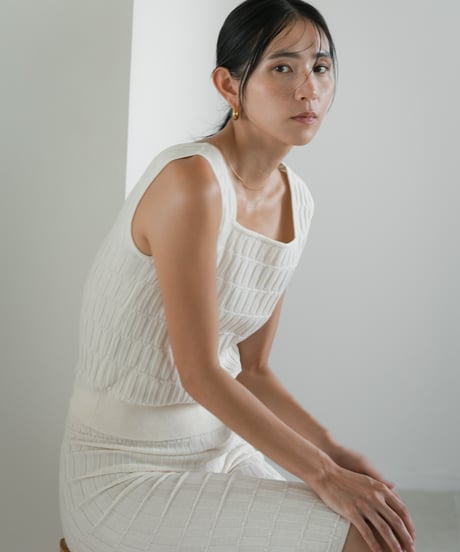 Textured Knit Tanktop