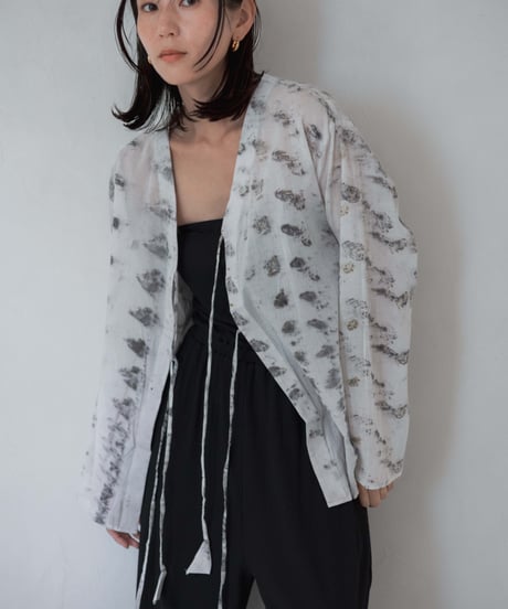 【beej×GLASSY  SEA】Bundledie Loose Shirts