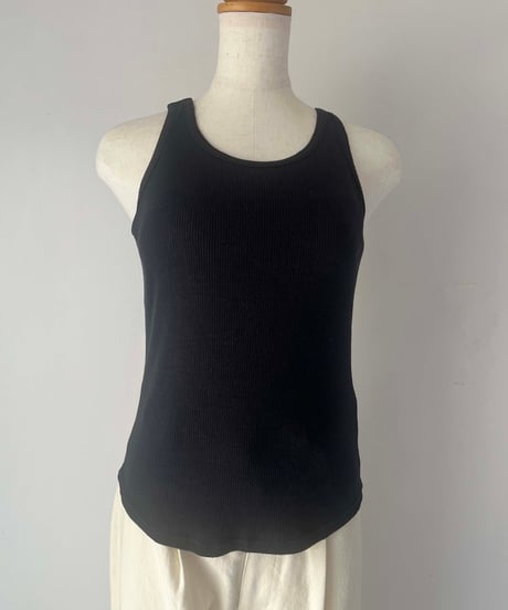 【再入荷】カップイン綿麻タンクトップ