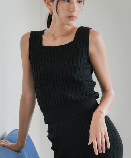 Textured Knit Tanktop
