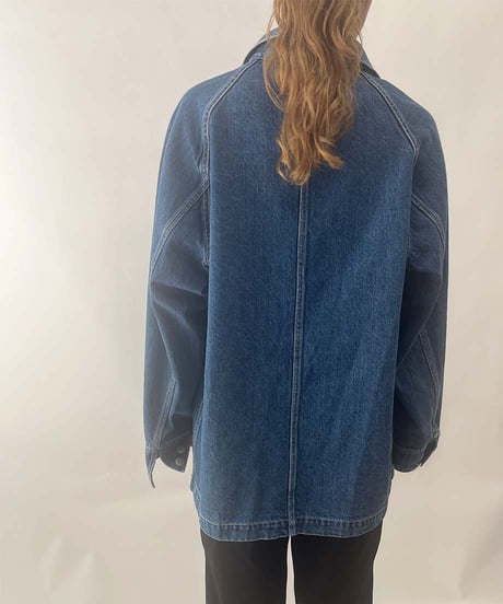 Oversize Denim Coverall Jacket