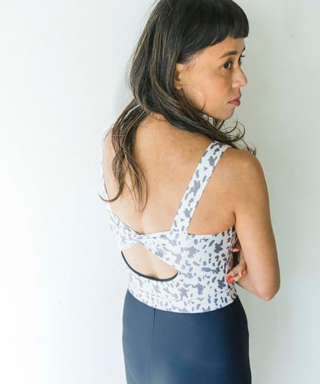 BACK DESIGN　BODYSUIT/    color;leopard