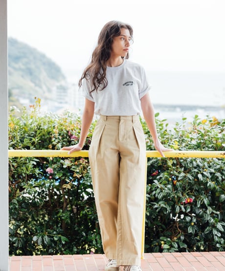 HIGHWAIST TUCK CHINO