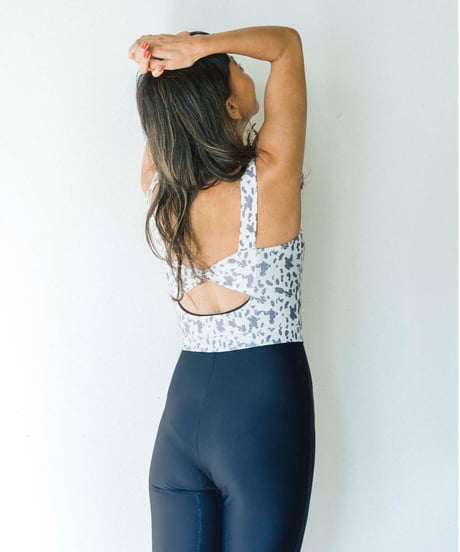 BACK DESIGN　BODYSUIT/    color;leopard