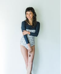 BACK OPEN SURF ONEPIECE/    color;leopard