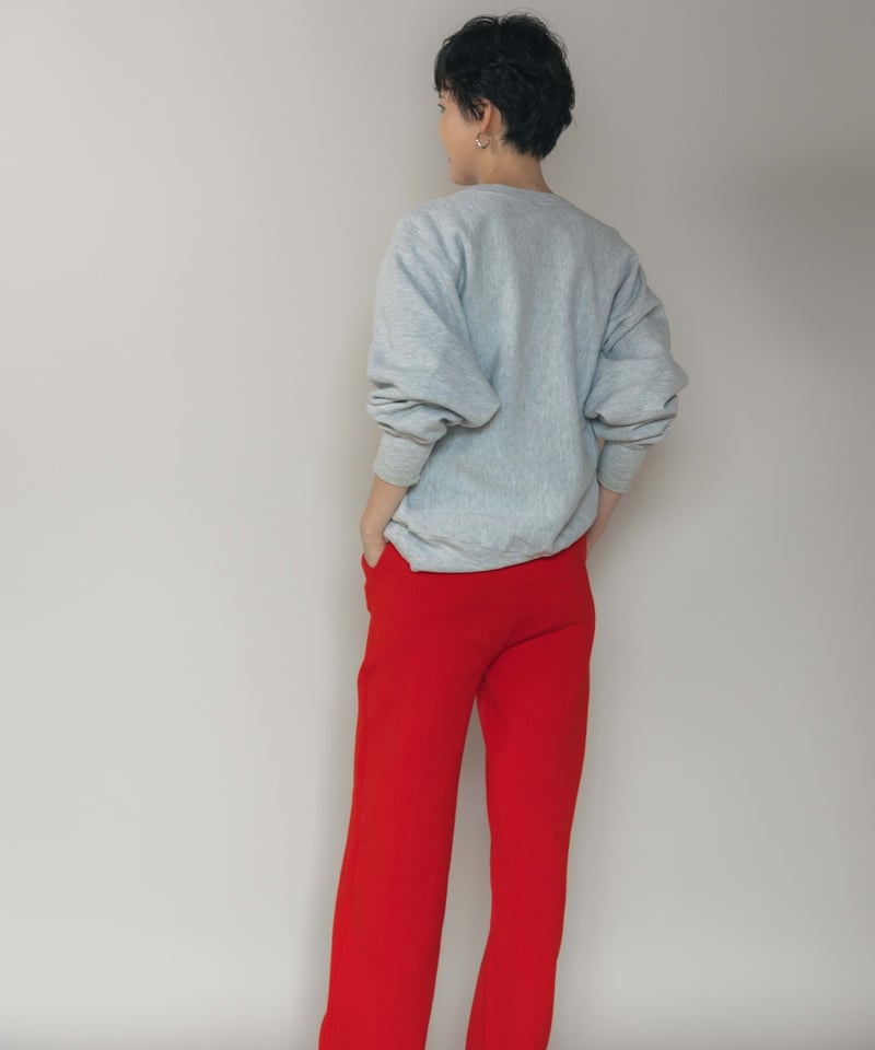 DOUBLEFACEKNIT PANTS | GLASSY SEA