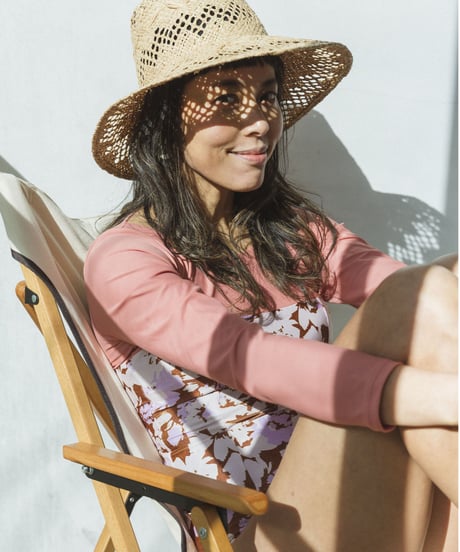 BACK OPEN SURF ONEPIECE/    color;flower