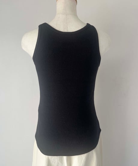 【再入荷】カップイン綿麻タンクトップ