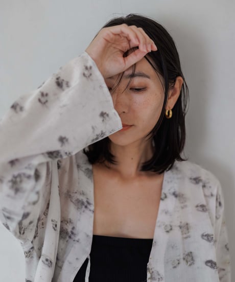 【beej×GLASSY  SEA】Bundledie Loose Shirts