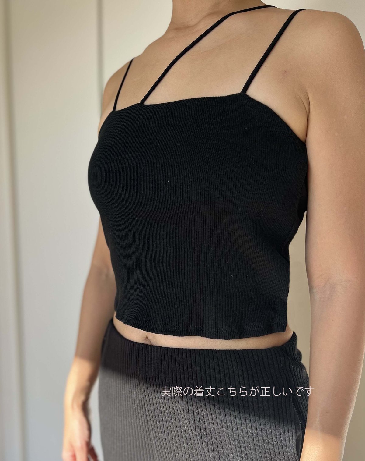 綿麻アシンメトリーキャミソール | GLASSY SEA