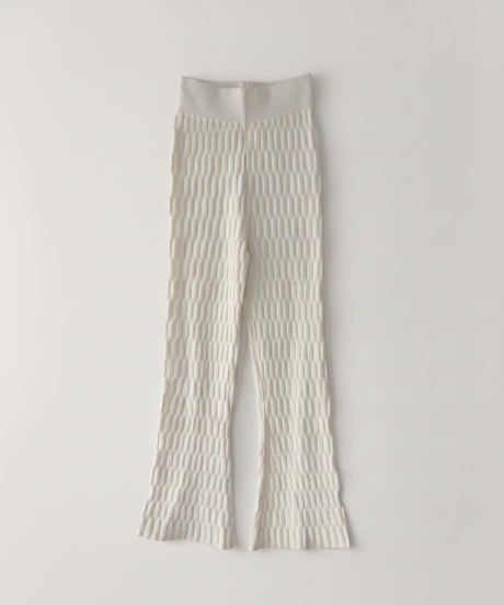 Textured Knit pants