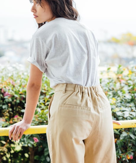 HIGHWAIST TUCK CHINO