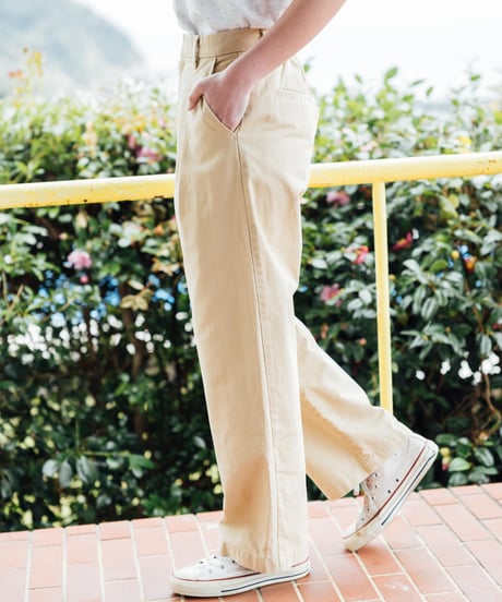 HIGHWAIST TUCK CHINO