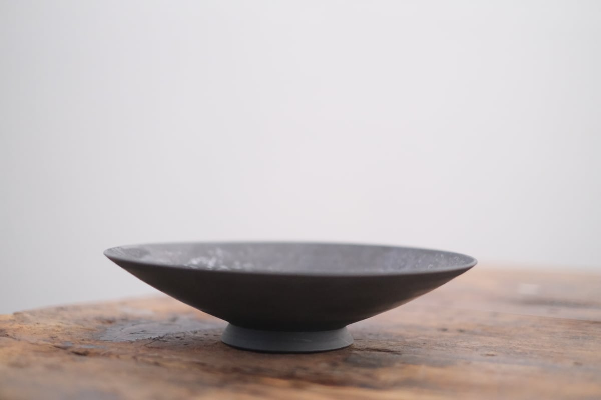 村上祐仁　黒マット鉢27センチ 村上祐仁 黒マット鉢27センチ 村上祐仁 黒マット鉢27センチ 村上祐仁