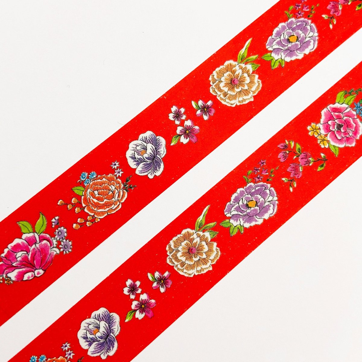 台湾花布・マスキングテープ(赤) | 竹永絵里 ONLINE shop
