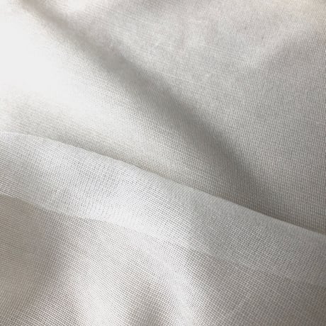 シルクコットン　ガーゼ生地　白　(10cmあたり) 生地幅90cm