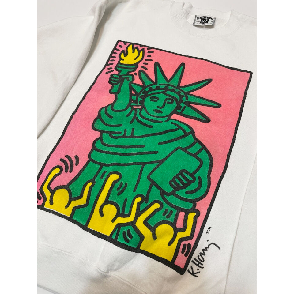80s Keith Haring SWEAT MADE IN USA 🇺🇸 Size L | 80s Keith Haring SWEAT MADE IN USA 🇺🇸 Size L |
