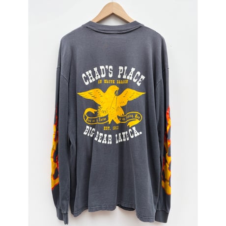80s CHAD'S PLACE L/S Tee MADE IN USA 🇺🇸 Size XL