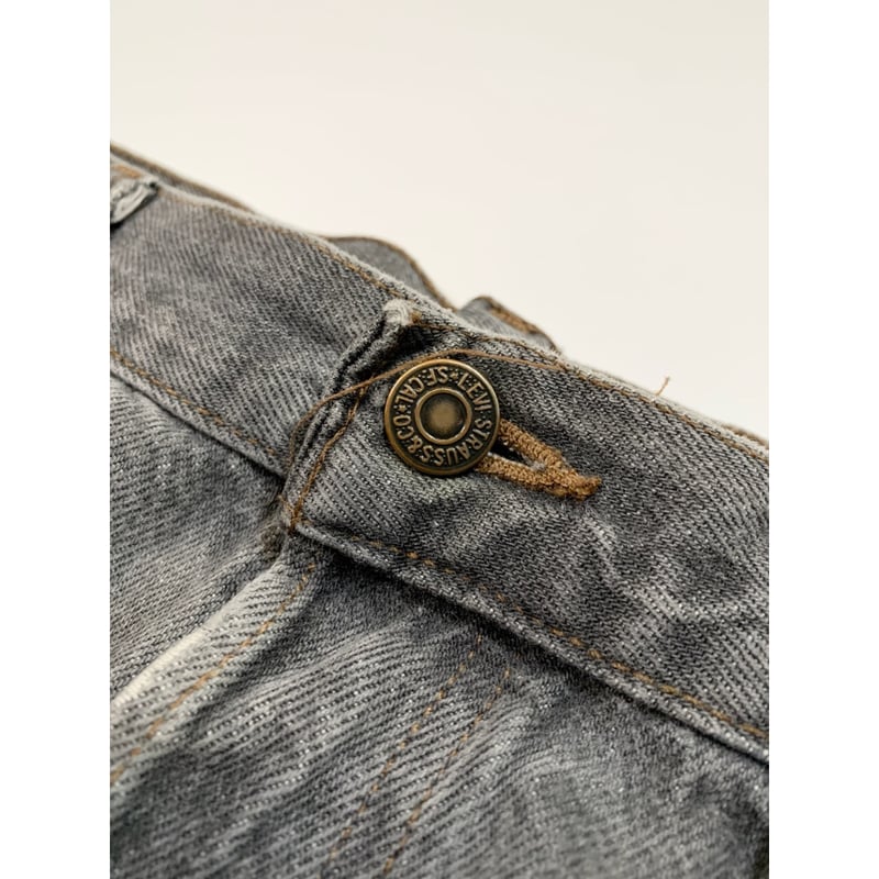 80s Levi's 501-0658 BLACK DENIM PANTS MADE IN U