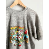 80s NEW ORLEANS PRINT S/S SWEAT MADE IN USA 🇺🇸 Size L