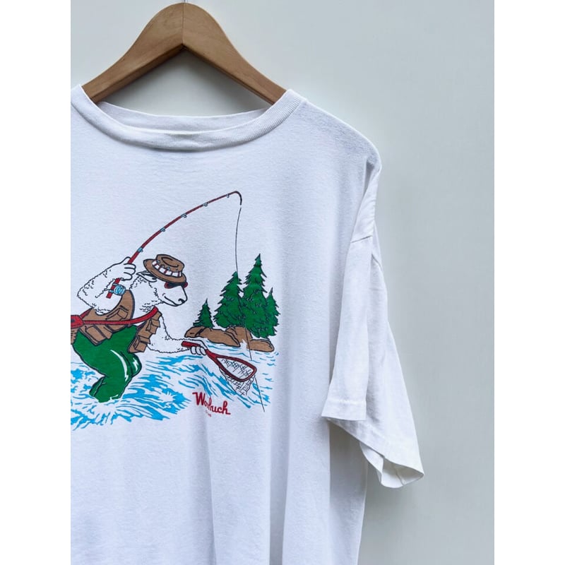 80s WOOLRICH SHEEP ART Tee MADE IN USA 🇺🇸 Size