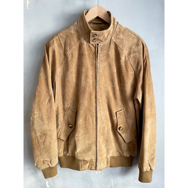 90s ORVIS SUEDE HARRINGTON JACKET Size S | KORDS