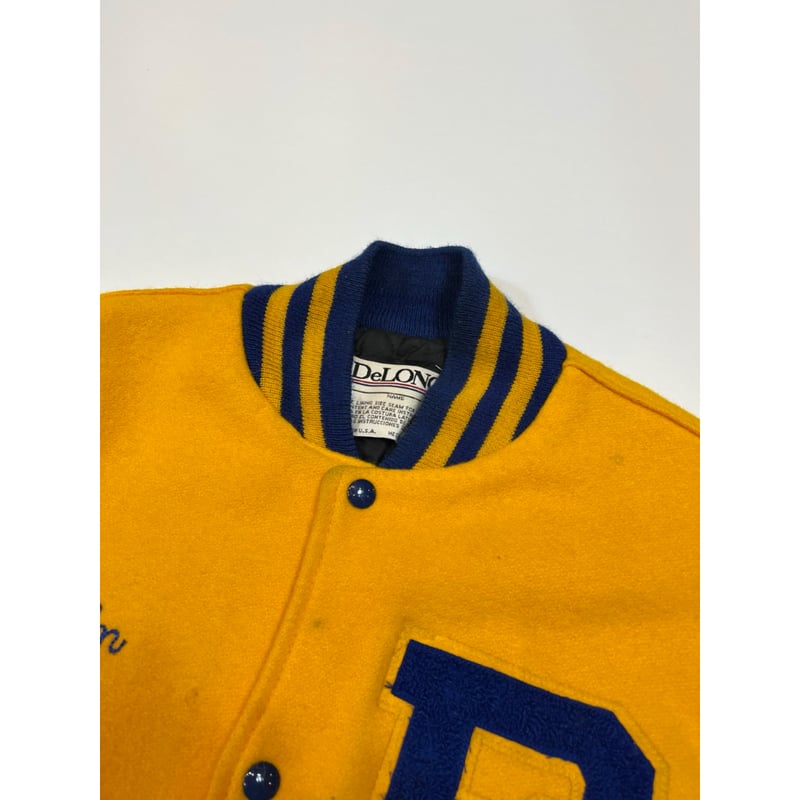 90s DeLONG VARSITY JACKET MADE IN USA 🇺🇸 Size X