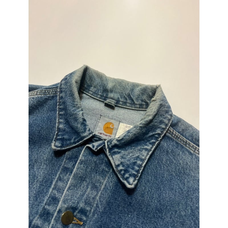 90s carhartt DENIM TRACKER JACKET MADE IN USA 🇺 90s carhartt DENIM TRACKER JACKET MADE IN USA 🇺