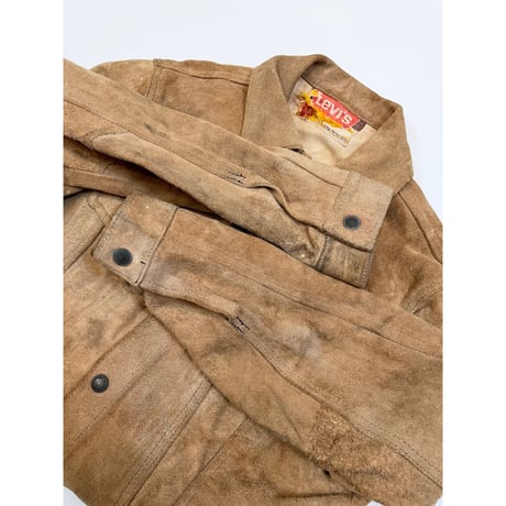 60s Levi’s "3rd TYPE" SUEDE TRACKER JACKET Size 38程