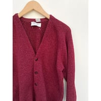 80s HUNTLEY OF YORK "MOHAIR LIKE" CARDIGAN Size M
