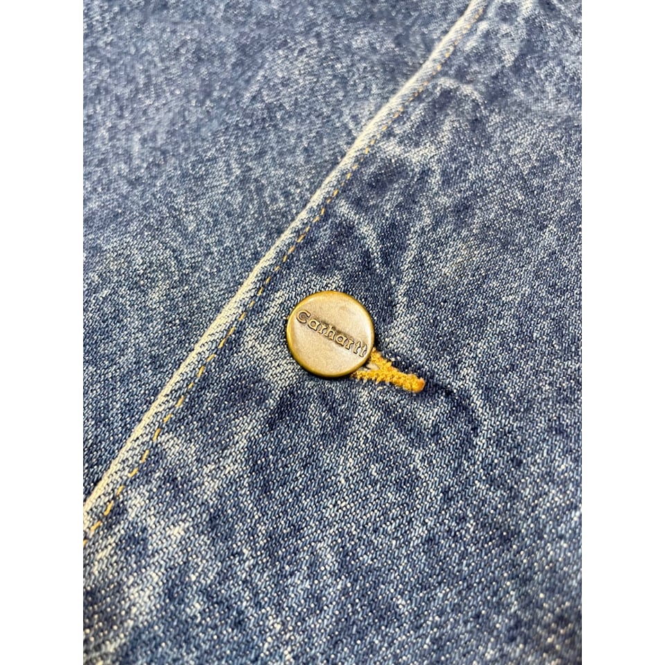 90〜00s carhartt DENIM CHORE COAT MADE IN USA 🇺🇸 90〜00s carhartt DENIM CHORE COAT MADE IN USA 🇺🇸