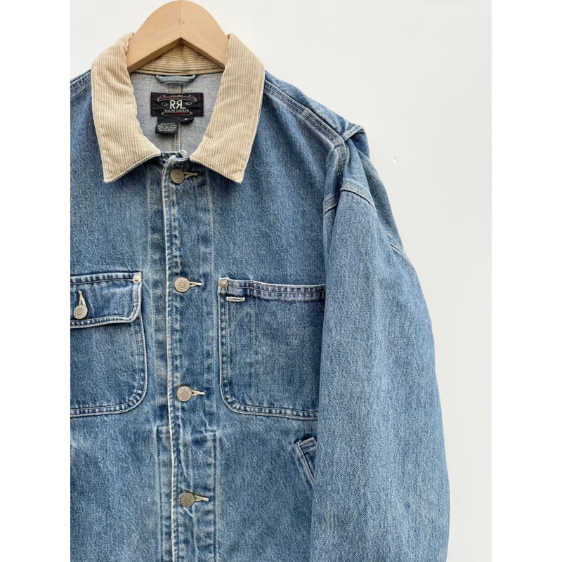 90s RRL DENIM WORK JACKET MADE IN USA🇺🇸 Size S 90s RRL DENIM WORK JACKET MADE IN USA🇺🇸 Size S