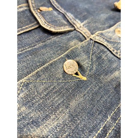 60s Lee 101-LJ "STORM RIDER" DENIM JACKET MADE IN USA 🇺🇸 Size 44-REG