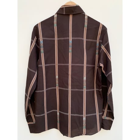 70s KENNINGTON POLYESTER SHIRT Size M程