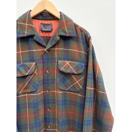 50s PENDLETON "Roos Bros" WOOL SHIRT MADE IN USA 🇺🇸 Size M