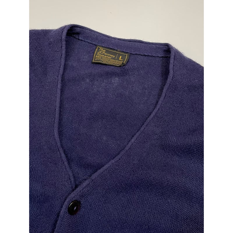 80s JCPenney ACRYLIC CARDIGAN Size L | KORDS
