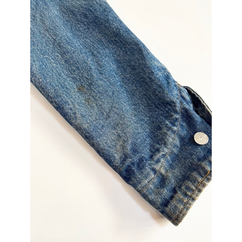 ジャケット・アウター 90s vintage ralph lauren denim coverall 90s Polo ralph lauren short length coverall des