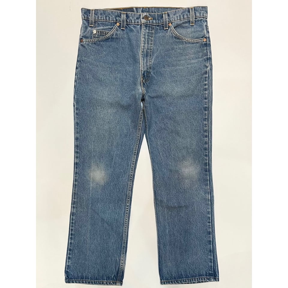 90'S Levi's 517 Boot Cut Denim Pants, Men's, Size W35, Vintage cotton blue type Vintage Second Hand