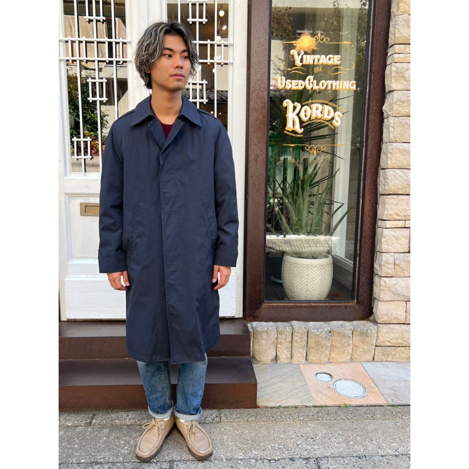 80s US NAVY ALL WEATHER COAT "WITH LINER" Size